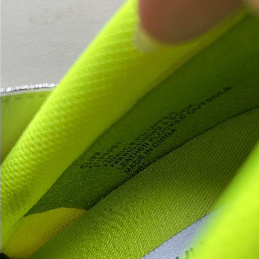 Steve Madden Cliff Wedge Neon Green Animal Print Sneakers Women’s 8.5 New - Picture 11 of 11